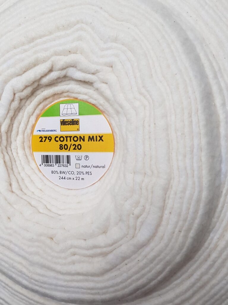 279 Vlieseline Cotton Batting – Cotton Mix 80-20 – sewingkits